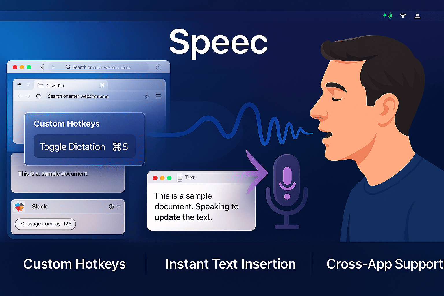 Speec Features Interface